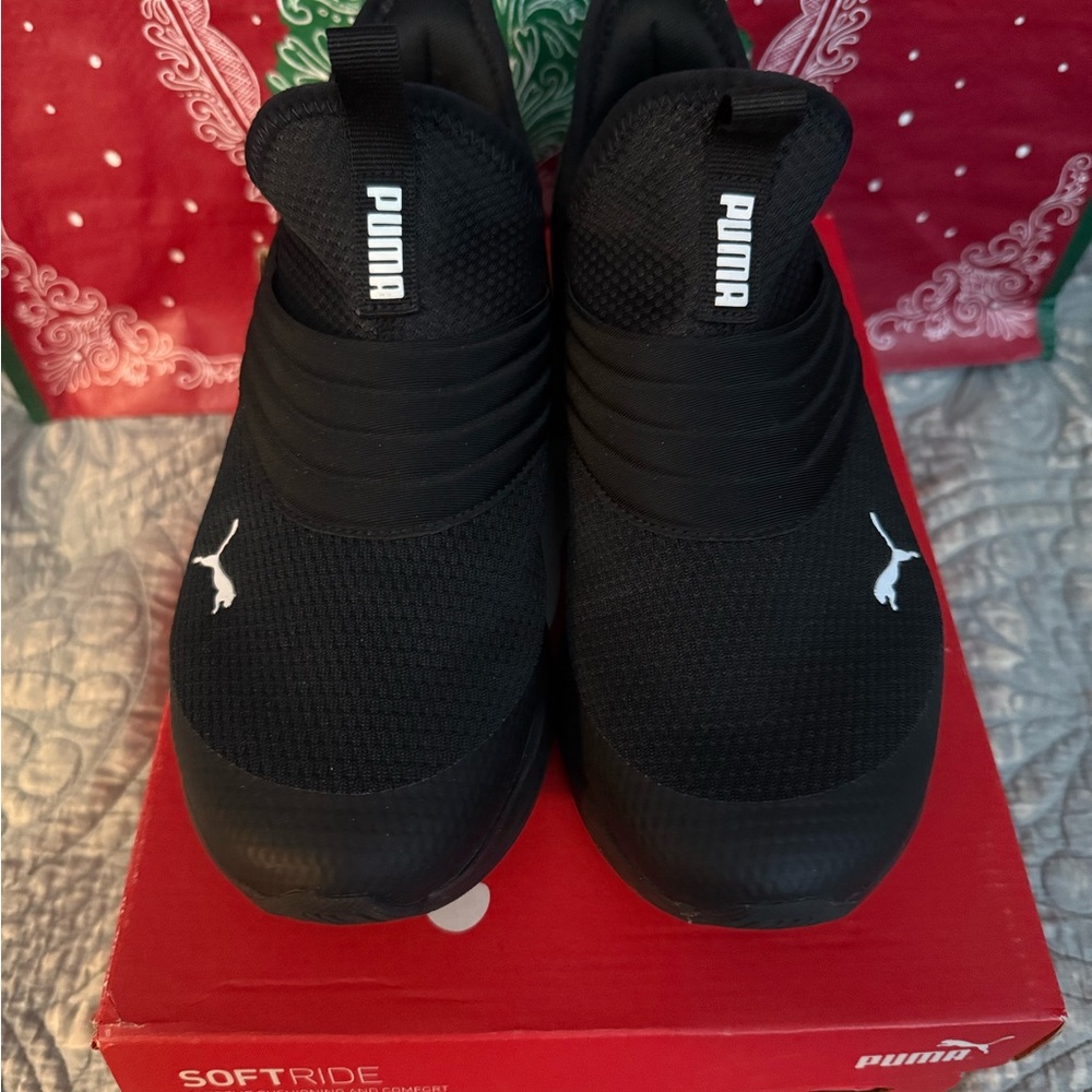 Puma Sofie2 Black slip on sneaker 8 - Picture 2 of 12